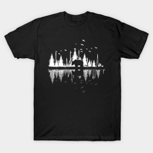 The Sound Of Nature Sound Waves Bear T-Shirt